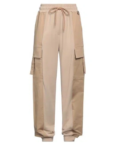 Gaelle Paris Gaëlle Paris Woman Pants Beige Size 4 Cotton, Elastane