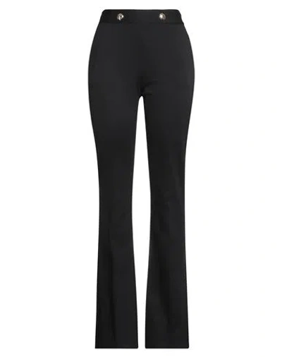 Gaelle Paris Gaëlle Paris Woman Pants Black Size 10 Viscose, Polyamide, Elastane