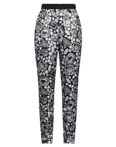 Gaelle Paris Gaëlle Paris Woman Pants Black Size 10 Viscose, Polyester