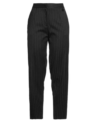 Gaelle Paris Gaëlle Paris Woman Pants Black Size 12 Polyester, Viscose, Elastane