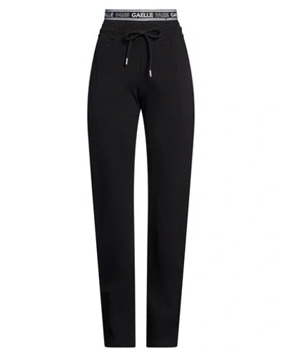 Gaelle Paris Gaëlle Paris Woman Pants Black Size 2 Polyamide, Viscose, Elastane In Multi