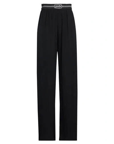 Gaelle Paris Gaëlle Paris Woman Pants Black Size 2 Polyester, Elastane