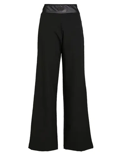 Gaelle Paris Gaëlle Paris Woman Pants Black Size 2 Polyester, Elastane