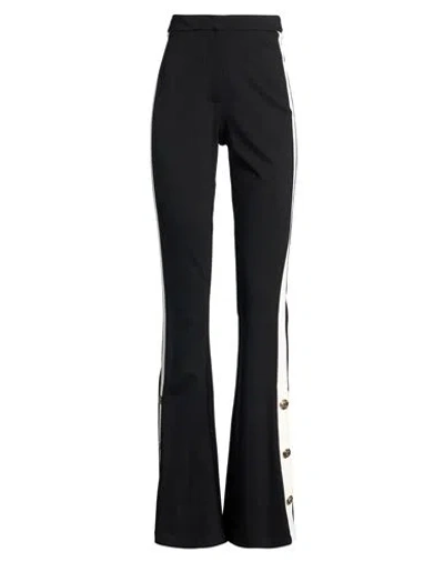 Gaelle Paris Gaëlle Paris Woman Pants Black Size 2 Viscose, Polyamide, Elastane