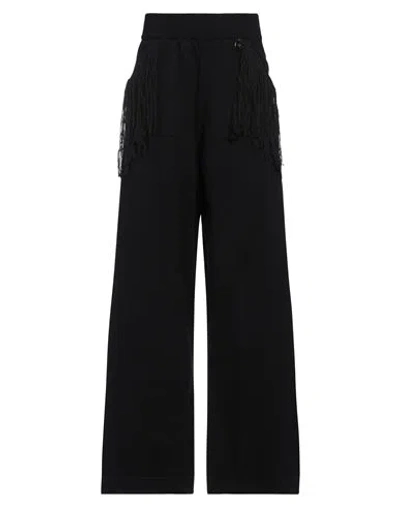 Gaelle Paris Gaëlle Paris Woman Pants Black Size 2 Viscose, Polyester, Polyamide