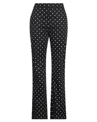 Gaelle Paris Gaëlle Paris Woman Pants Black Size 4 Cotton, Elastane