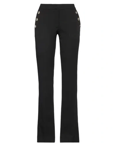 Gaelle Paris Gaëlle Paris Woman Pants Black Size 4 Polyester, Elastane