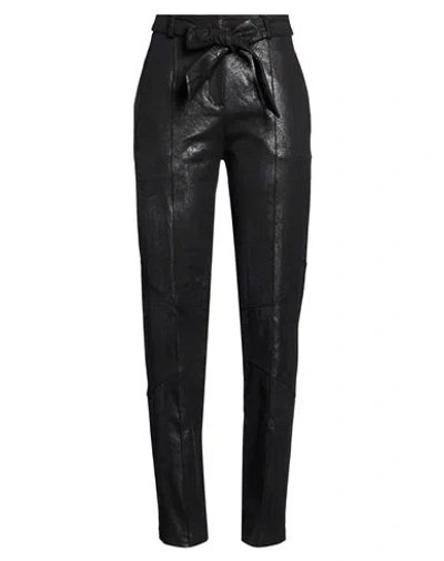 Gaelle Paris Gaëlle Paris Woman Pants Black Size 4 Polyester, Elastane
