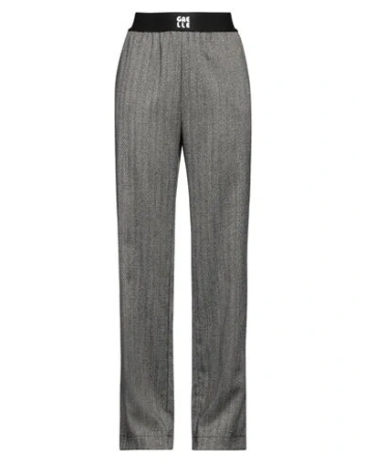 Gaelle Paris Gaëlle Paris Woman Pants Black Size 4 Polyester, Viscose, Elastane