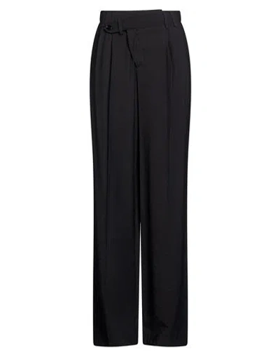 Gaelle Paris Gaëlle Paris Woman Pants Black Size 4 Viscose, Polyester