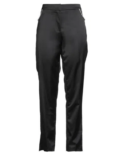 Gaelle Paris Gaëlle Paris Woman Pants Black Size 8 Polyester, Elastane