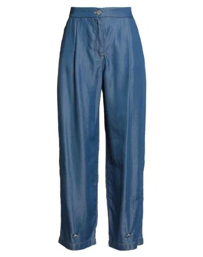 Gaelle Paris Gaëlle Paris Woman Pants Blue Size 27 Lyocell