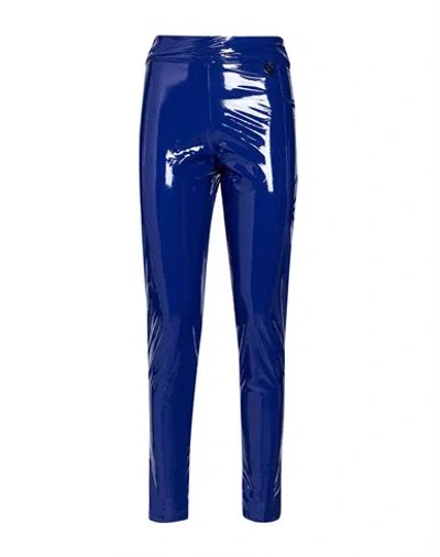 Gaelle Paris Gaëlle Paris Woman Pants Bright Blue Size 6 Polyester, Elastane