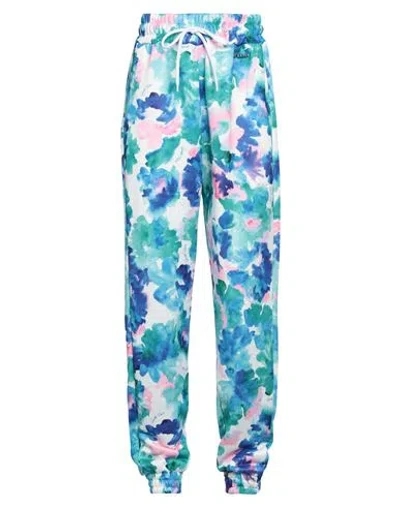 Gaelle Paris Gaëlle Paris Woman Pants Bright Blue Size 8 Polyester, Cotton