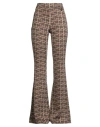 Gaelle Paris Gaëlle Paris Woman Pants Brown Size 4 Polyester, Elastane In Brown
