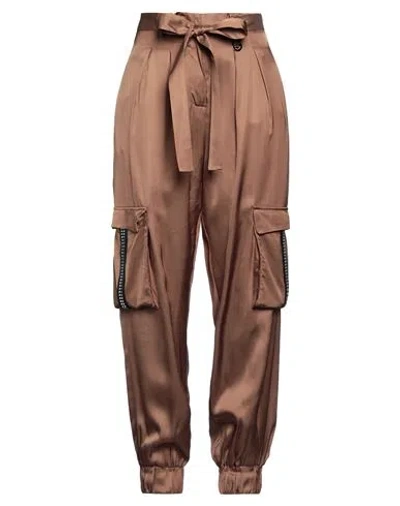 Gaelle Paris Gaëlle Paris Woman Pants Brown Size 4 Viscose