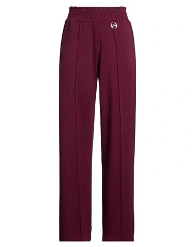 Gaelle Paris Gaëlle Paris Woman Pants Burgundy Size 10 Polyester, Viscose, Elastane In Red