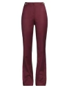 Gaelle Paris Gaëlle Paris Woman Pants Burgundy Size 4 Polyester, Viscose, Elastane