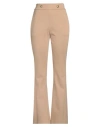 Gaelle Paris Gaëlle Paris Woman Pants Camel Size 6 Viscose, Polyamide, Elastane In Beige