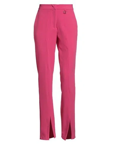 Gaelle Paris Gaëlle Paris Woman Pants Fuchsia Size 2 Polyester, Elastane In Pink