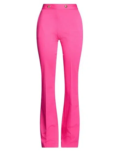 Gaelle Paris Gaëlle Paris Woman Pants Fuchsia Size 4 Viscose, Polyamide, Elastane