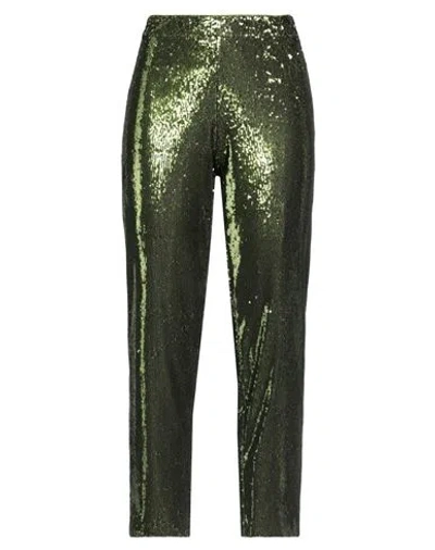 Gaelle Paris Gaëlle Paris Woman Pants Green Size 8 Polyester
