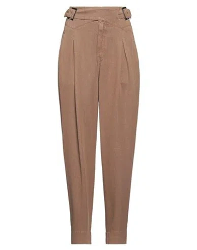 Gaelle Paris Gaëlle Paris Woman Pants Khaki Size 30 Lyocell In Beige