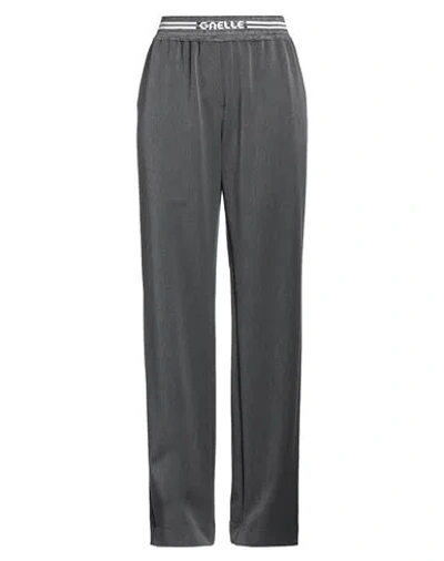 Gaelle Paris Gaëlle Paris Woman Pants Lead Size 4 Cotton, Polyester, Elastane, Viscose