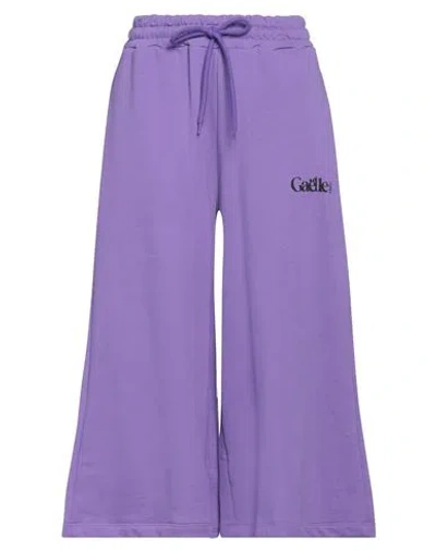 Gaelle Paris Gaëlle Paris Woman Pants Mauve Size 0 Cotton In Purple