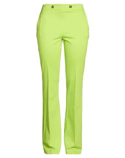 Gaelle Paris Gaëlle Paris Woman Pants Lime Green Size 12 Viscose, Polyamide, Elastane