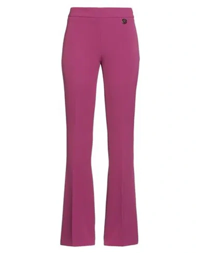 Gaelle Paris Gaëlle Paris Woman Pants Mauve Size 6 Polyester, Elastane In Pink
