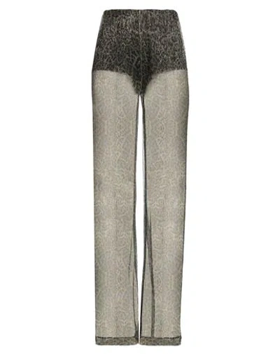 Gaelle Paris Gaëlle Paris Woman Pants Military Green Size 6 Polyester, Elastane