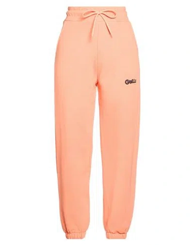 Gaelle Paris Gaëlle Paris Woman Pants Orange Size 3 Cotton, Polyester