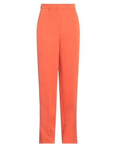 Gaelle Paris Gaëlle Paris Woman Pants Orange Size 8 Polyester, Elastane In Brown