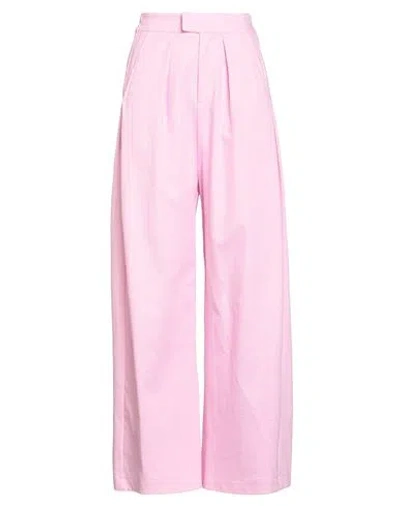 Gaelle Paris Gaëlle Paris Woman Pants Pink Size 6 Cotton, Polyester, Elastane