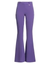 Gaelle Paris Gaëlle Paris Woman Pants Purple Size 6 Polyester, Elastane