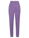 Gaelle Paris Gaëlle Paris Woman Pants Purple Size 8 Polyester, Elastane
