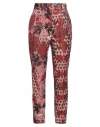 Gaelle Paris Gaëlle Paris Woman Pants Rust Size 6 Polyester, Elastane In Red