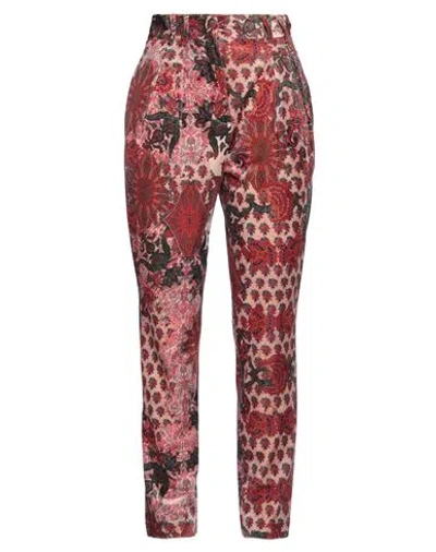 Gaelle Paris Gaëlle Paris Woman Pants Rust Size 6 Polyester, Elastane In Red