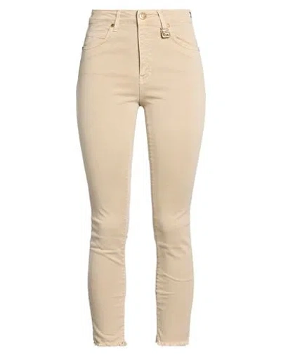 Gaelle Paris Gaëlle Paris Woman Pants Sand Size 27 Cotton, Elastane In Neutral