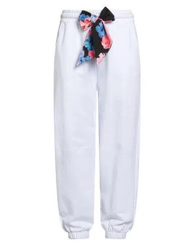 Gaelle Paris Gaëlle Paris Woman Pants White Size 1 Cotton, Polyester, Elastane