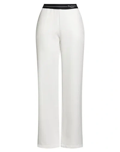 GAELLE PARIS GAËLLE PARIS WOMAN PANTS WHITE SIZE 1 POLYESTER, ELASTANE
