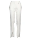 Gaelle Paris Gaëlle Paris Woman Pants White Size 10 Polyester, Elastane