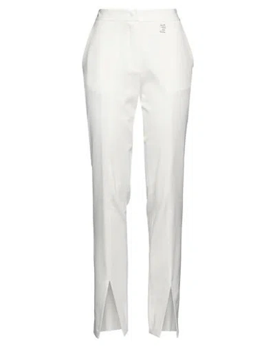 Gaelle Paris Gaëlle Paris Woman Pants White Size 10 Polyester, Elastane