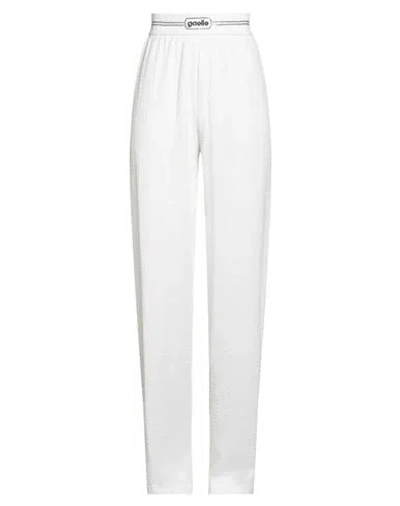 Gaelle Paris Gaëlle Paris Woman Pants White Size 2 Polyester, Elastane