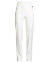 Gaelle Paris Gaëlle Paris Woman Pants White Size 4 Polyester, Elastane In White