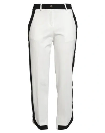 Gaelle Paris Gaëlle Paris Woman Pants White Size 4 Viscose, Polyamide, Elastane