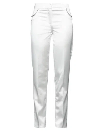 Gaelle Paris Gaëlle Paris Woman Pants White Size 8 Polyester, Elastane