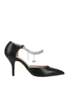 Gaelle Paris Gaëlle Paris Woman Pumps Black Size 8 Textile Fibers