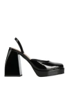 Gaelle Paris Gaëlle Paris Woman Pumps Black Size 9 Textile Fibers